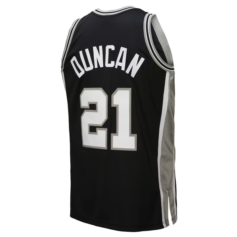 Men's San Antonio #21 Spurs Tim Duncan Black 2000 NBA All-Star Game Authentic Jersey Men's San Antonio #21 Spurs Tim Duncan Black 2000 NBA All-Star Game Authentic Jersey