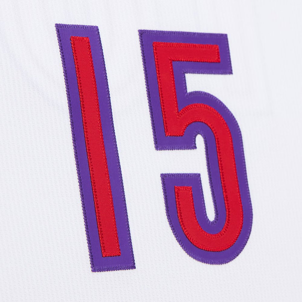 Men's Toronto Raptors #15 Vince Carter White 2000 NBA All-Star Game Authentic Jersey