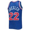 Men's Western Conference #22 Clyde Drexler Royal Hardwood Classics 1992 NBA All-Star Game Swingman Jersey