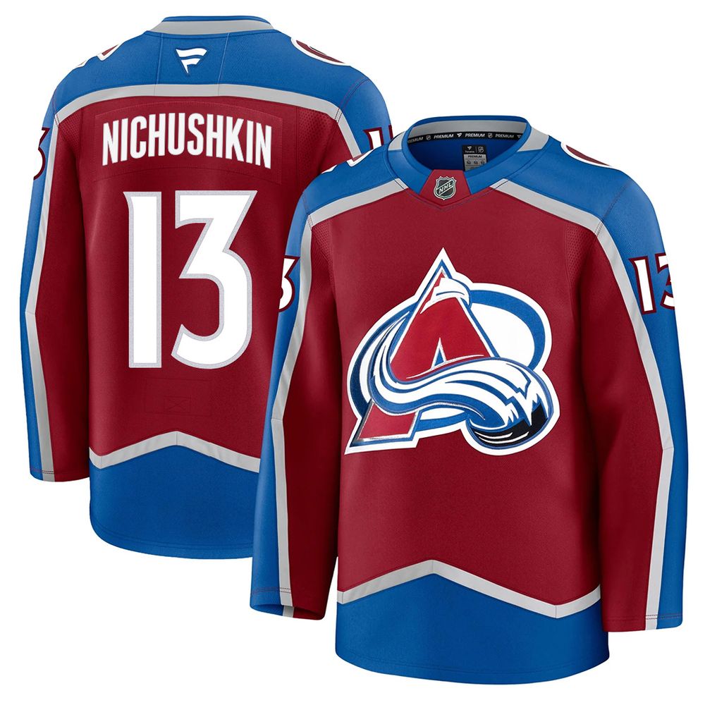 Youth Colorado Avalanche #13 Valeri Nichushkin Burgundy Home Jersey