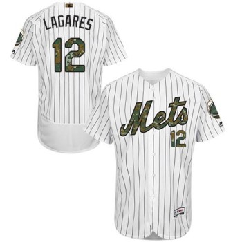 Mets #12 Juan Lagares White(Blue Strip) Flexbase Authentic Collection 2016 Memorial Day Stitched MLB Jersey Mets #12 Juan Lagares White(Blue Strip) Flexbase Authentic Collection 2016 Memorial Day Stitched MLB Jersey