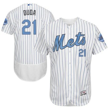 Mets #21 Lucas Duda White(Blue Strip) Flexbase Authentic Collection 2016 Father's Day Stitched MLB Jersey Mets #21 Lucas Duda White(Blue Strip) Flexbase Authentic Collection 2016 Father's Day Stitched MLB Jersey