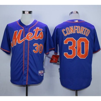 Mets #30 Michael Conforto Blue Alternate Home Cool Base Stitched MLB Jersey Mets #30 Michael Conforto Blue Alternate Home Cool Base Stitched MLB Jersey
