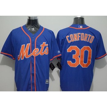 Mets #30 Michael Conforto Blue New Cool Base Alternate Home Stitched MLB Jersey Mets #30 Michael Conforto Blue New Cool Base Alternate Home Stitched MLB Jersey