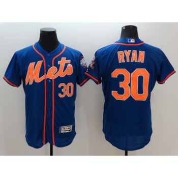 Mets #30 Nolan Ryan Blue Flexbase Authentic Collection Stitched MLB Jersey Mets #30 Nolan Ryan Blue Flexbase Authentic Collection Stitched MLB Jersey