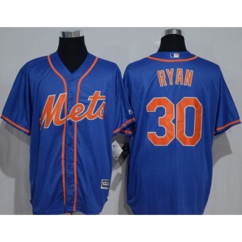 Mets #30 Nolan Ryan Blue New Cool Base Alternate Home Stitched MLB Jersey Mets #30 Nolan Ryan Blue New Cool Base Alternate Home Stitched MLB Jersey