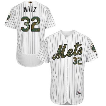 Mets #32 Steven Matz White(Blue Strip) Flexbase Authentic Collection 2016 Memorial Day Stitched MLB Jersey Mets #32 Steven Matz White(Blue Strip) Flexbase Authentic Collection 2016 Memorial Day Stitched MLB Jersey