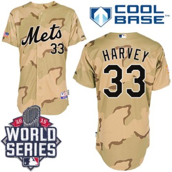 Mets #33 Matt Harvey Camo Commemorative Military Day Cool Base W/2015 World Series Patch Stitched MLB Jersey Mets #33 Matt Harvey Camo Commemorative Military Day Cool Base W/2015 World Series Patch Stitched MLB Jersey