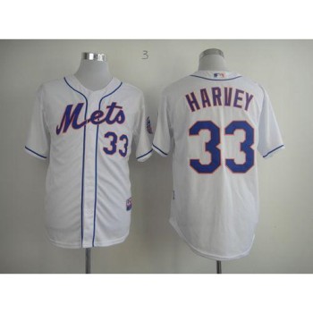 Mets #33 Matt Harvey White Cool Base Stitched MLB Jersey Mets #33 Matt Harvey White Cool Base Stitched MLB Jersey