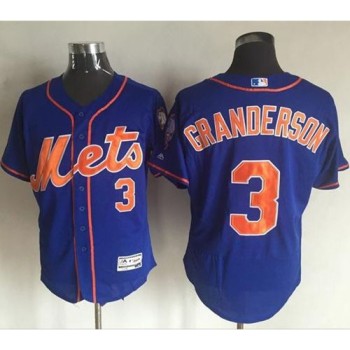 Mets #3 Curtis Granderson Blue Flexbase Authentic Collection Stitched MLB Jersey Mets #3 Curtis Granderson Blue Flexbase Authentic Collection Stitched MLB Jersey