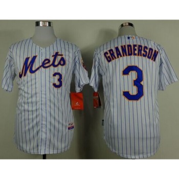 Mets #3 Curtis Granderson White(Blue Strip) Home Cool Base Stitched MLB Jersey Mets #3 Curtis Granderson White(Blue Strip) Home Cool Base Stitched MLB Jersey