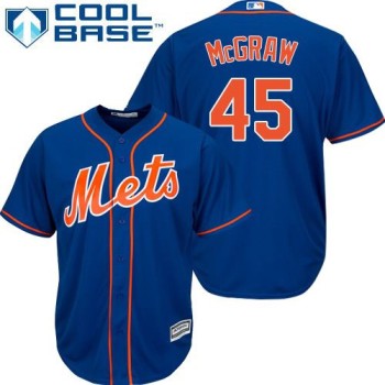 Mets #45 Tug McGraw Blue Alternate Home Cool Base Stitched MLB Jersey Mets #45 Tug McGraw Blue Alternate Home Cool Base Stitched MLB Jersey