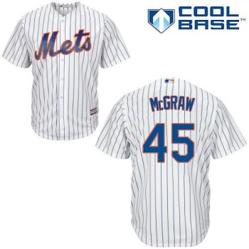 Mets #45 Tug McGraw White(Blue Strip) Home Cool Base Stitched MLB Jersey Mets #45 Tug McGraw White(Blue Strip) Home Cool Base Stitched MLB Jersey