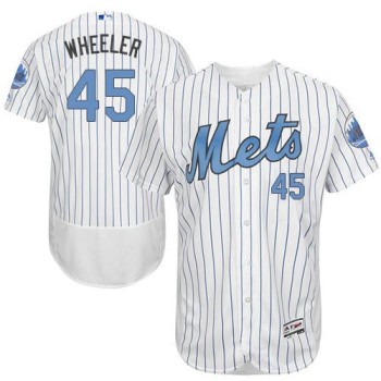 Mets #45 Zack Wheeler White(Blue Strip) Flexbase Authentic Collection 2016 Father's Day Stitched MLB Jersey Mets #45 Zack Wheeler White(Blue Strip) Flexbase Authentic Collection 2016 Father's Day Stitched MLB Jersey