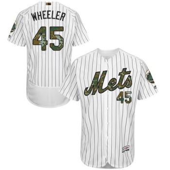 Mets #45 Zack Wheeler White(Blue Strip) Flexbase Authentic Collection 2016 Memorial Day Stitched MLB Jersey Mets #45 Zack Wheeler White(Blue Strip) Flexbase Authentic Collection 2016 Memorial Day Stitched MLB Jersey