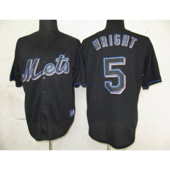 Mets #5 David Wright Black Fashion Stitched MLB Jersey Mets #5 David Wright Black Fashion Stitched MLB Jersey