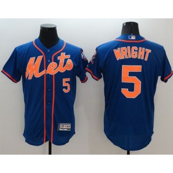 Mets #5 David Wright Blue Flexbase Authentic Collection Stitched MLB Jersey Mets #5 David Wright Blue Flexbase Authentic Collection Stitched MLB Jersey