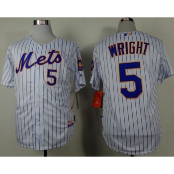 Mets #5 David Wright White(Blue Strip) Home Cool Base Stitched MLB Jersey Mets #5 David Wright White(Blue Strip) Home Cool Base Stitched MLB Jersey