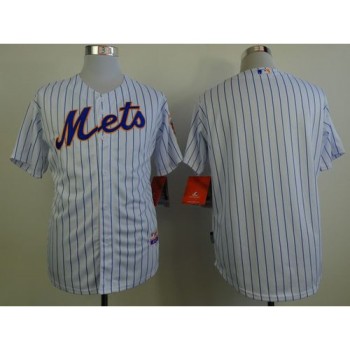 Mets Blank White(Blue Strip) Home Cool Base Stitched MLB Jersey Mets Blank White(Blue Strip) Home Cool Base Stitched MLB Jersey