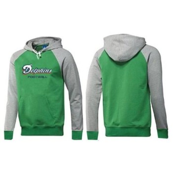 Miami Dolphins English Version Pullover Hoodie Green & Grey Miami Dolphins English Version Pullover Hoodie Green & Grey