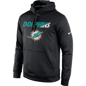 Miami Dolphins Kick Off Staff Performance Pullover Hoodie Black Miami Dolphins Kick Off Staff Performance Pullover Hoodie Black