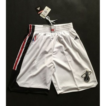 Miami Heat White NBA Shorts Miami Heat White NBA Shorts