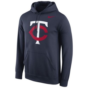 Minnesota Twins Logo Performance Pullover Navy MLB Hoodie Minnesota Twins Logo Performance Pullover Navy MLB Hoodie