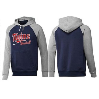 Minnesota Twins Pullover Hoodie Dark Blue & Grey Minnesota Twins Pullover Hoodie Dark Blue & Grey