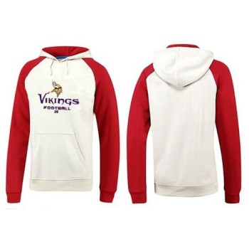 Minnesota Vikings Critical Victory Pullover Hoodie White & Red Minnesota Vikings Critical Victory Pullover Hoodie White & Red
