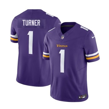 Men's Minnesota Vikings Dallas Turner Purple 2024 NFL Draft First Round Pick Player F.U.S.E. Vapor Untouchable Limited Stitched Football Jersey Men's Minnesota Vikings Dallas Turner Purple 2024 NFL Draft First Round Pick Player F.U.S.E. Vapor Untouchable Limited Stitched Football Jersey