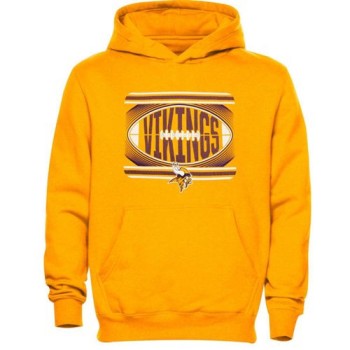 Minnesota Vikings Meshed Fleece Hoodie Gold Minnesota Vikings Meshed Fleece Hoodie Gold