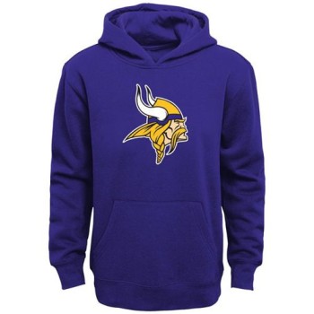 Minnesota Vikings Team Logo Pullover Hoodie Purple Minnesota Vikings Team Logo Pullover Hoodie Purple