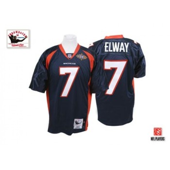 Mithell And Ness Broncos #7 John Elway Blue Stitched Throwback Youth NFL Jersey Mithell And Ness Broncos #7 John Elway Blue Stitched Throwback Youth NFL Jersey