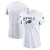 Women's Buffalo Bills  White 2024 Salute To Service Legend Performance T-Shirt