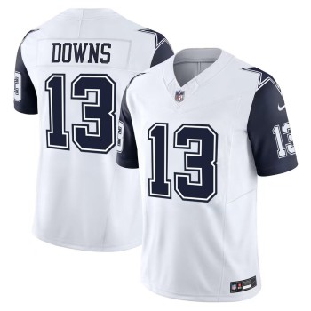 Men's Dallas Cowboys #13 Caleb Downs White 2026 NFL Draft Vapor F.U.S.E. Limited Jersey Men's Dallas Cowboys #13 Caleb Downs White 2026 NFL Draft Vapor F.U.S.E. Limited Jersey