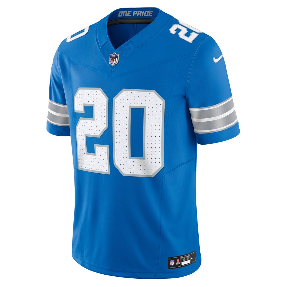 Men's Detroit Lions #20 Barry Sanders Blue Vapor F.U.S.E. Limited Jersey