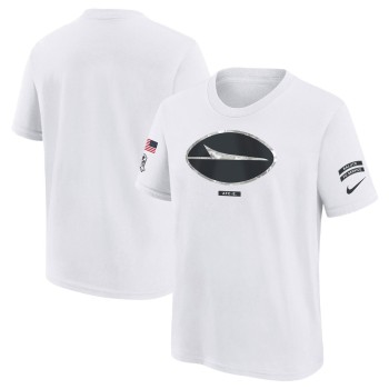 Youth New York Jets White 2024 Salute To Service T-Shirt Youth New York Jets White 2024 Salute To Service T-Shirt