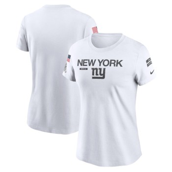 Women's New York Giants  White 2024 Salute To Service Legend Performance T-Shirt Women's New York Giants  White 2024 Salute To Service Legend Performance T-Shirt