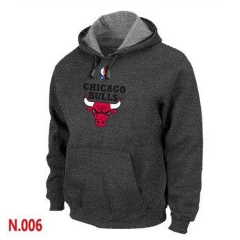 NBA Chicago Bulls Pullover Hoodie Dark Grey NBA Chicago Bulls Pullover Hoodie Dark Grey