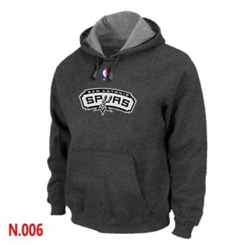 NBA San Antonio Spurs Pullover Hoodie Dark Grey NBA San Antonio Spurs Pullover Hoodie Dark Grey