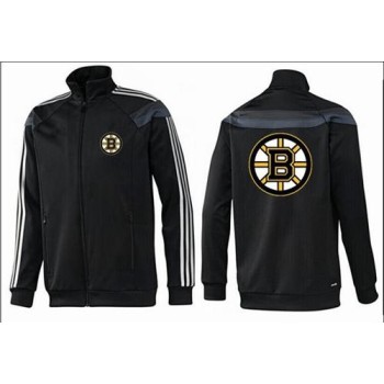 NHL Boston Bruins Zip Jackets Black-2 NHL Boston Bruins Zip Jackets Black-2