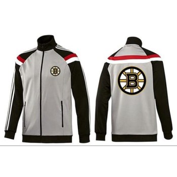 NHL Boston Bruins Zip Jackets Grey