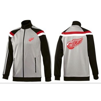 NHL Detroit Red Wings Zip Jackets Grey