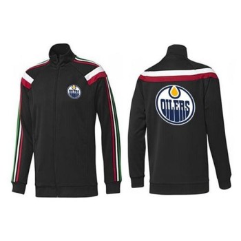 NHL Edmonton Oilers Zip Jackets Black-2 NHL Edmonton Oilers Zip Jackets Black-2