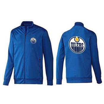NHL Edmonton Oilers Zip Jackets Blue-2 NHL Edmonton Oilers Zip Jackets Blue-2