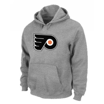 NHL Philadelphia Flyers Big & Tall Logo Pullover Hoodie Grey NHL Philadelphia Flyers Big & Tall Logo Pullover Hoodie Grey