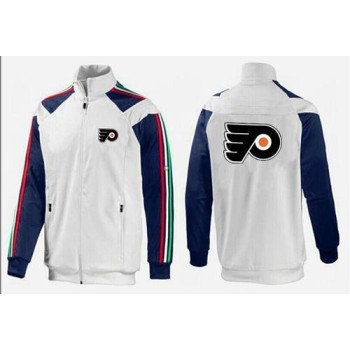 NHL Philadelphia Flyers Zip Jackets White-3 NHL Philadelphia Flyers Zip Jackets White-3