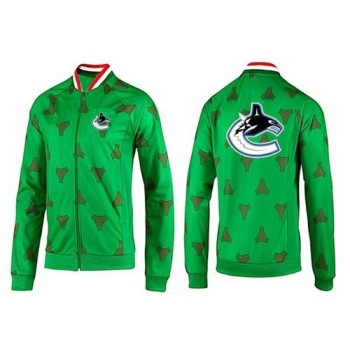 NHL Vancouver Canucks Zip Jackets Green-2 NHL Vancouver Canucks Zip Jackets Green-2