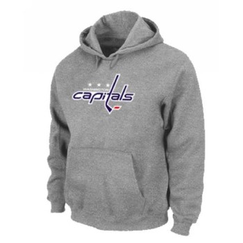 NHL Washington Capitals Big & Tall Logo Pullover Hoodie Grey NHL Washington Capitals Big & Tall Logo Pullover Hoodie Grey