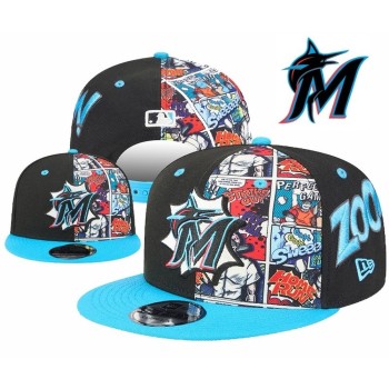 Miami Marlins Snapback Hat Miami Marlins Snapback Hat